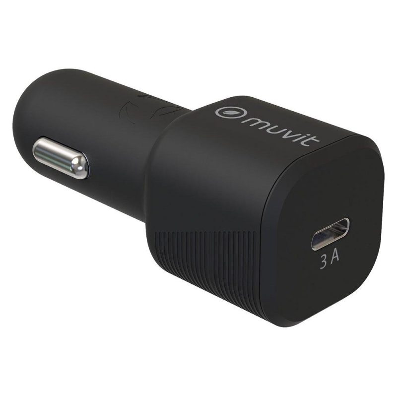 Chargers | Type C PD 18W Black Car Electronic Devices Black