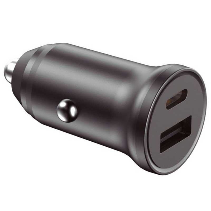 Chargers | USB-A USB-C Car Charger 20W Black Car Electronic Devices Black