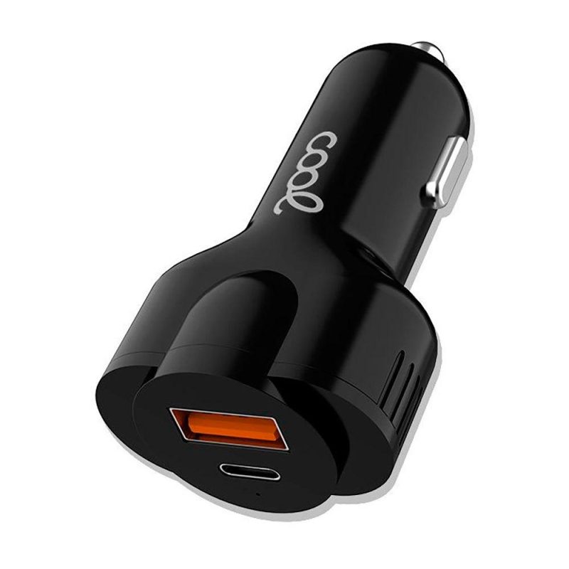 Chargers | USB A/C 30W Car Charger Black Car Electronic Devices Black