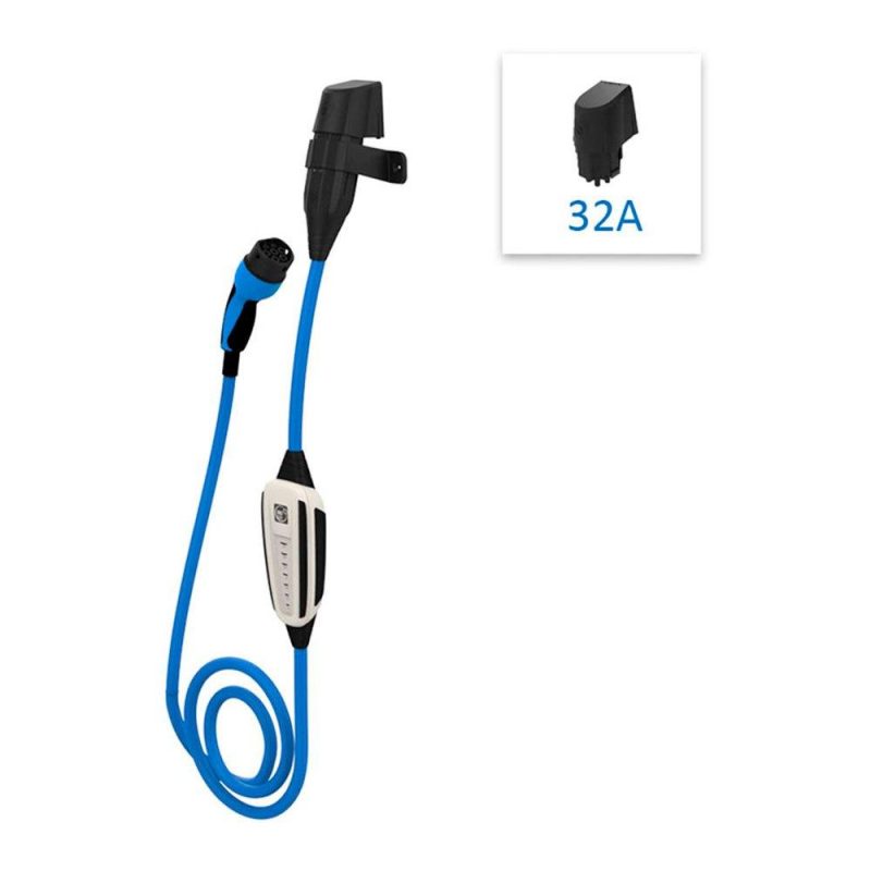 Charging points | 32A Electric Car Charger 5 m Black / Blue Car Electronic Devices Black