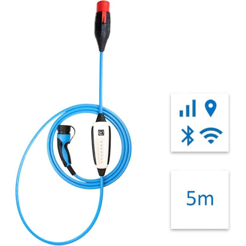 Charging points | KFW Electric Car Charger 7.5 m Black / Blue Car Electronic Devices Black