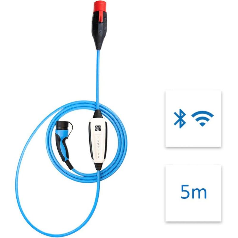 Charging points | Labels Paper Roll 102×210 mm Blue Car Electronic Devices Blue