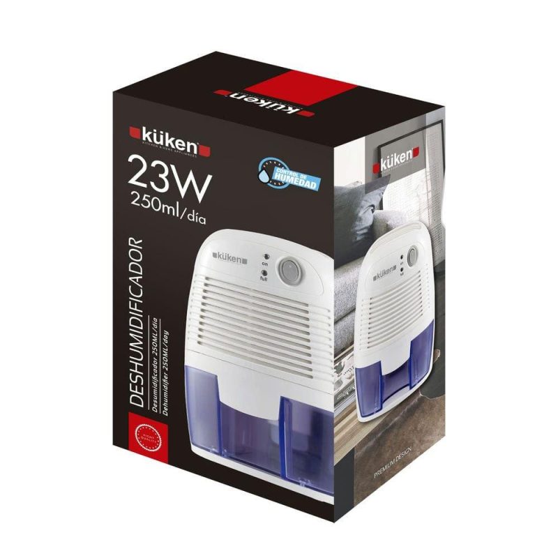 Humidifiers and Dehumidifiers | 250ml 23W dehumidifier compact Climatization Humidifiers & Dehumidifiers