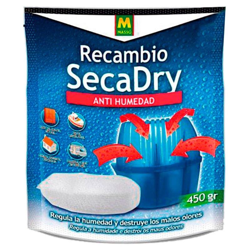 Humidifiers and Dehumidifiers | Secadry Replacement Anti-Humidity 450g White Climatization Humidifiers & Dehumidifiers