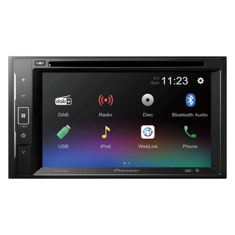 Radios | AVH-A240DAB Media Player 6.2´´ Black Car Electronic Devices Black