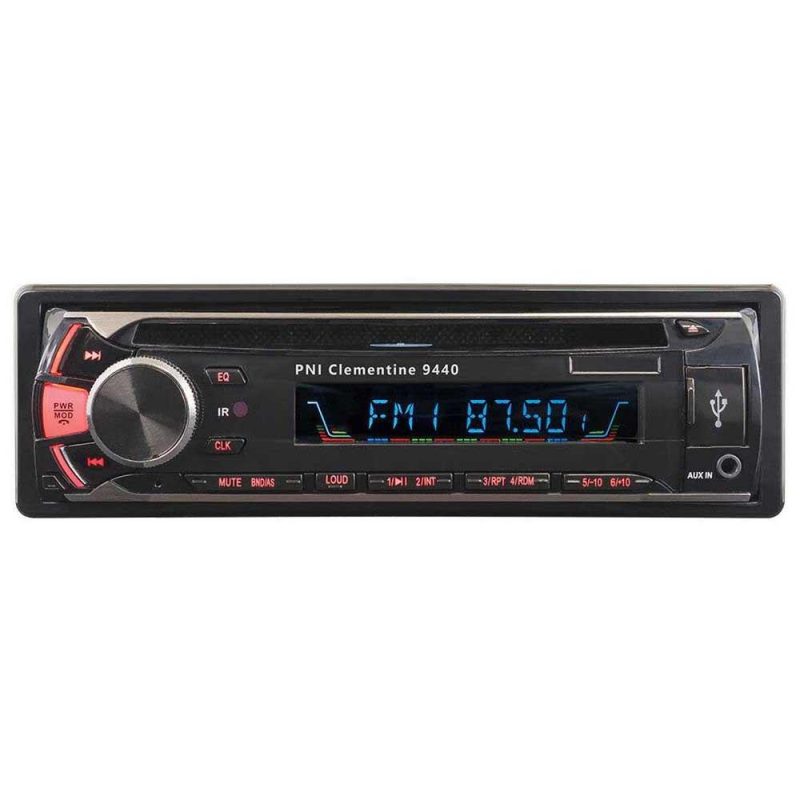 Radios | Clementine 9440 Radio MP3 Player Black Car Electronic Devices Black