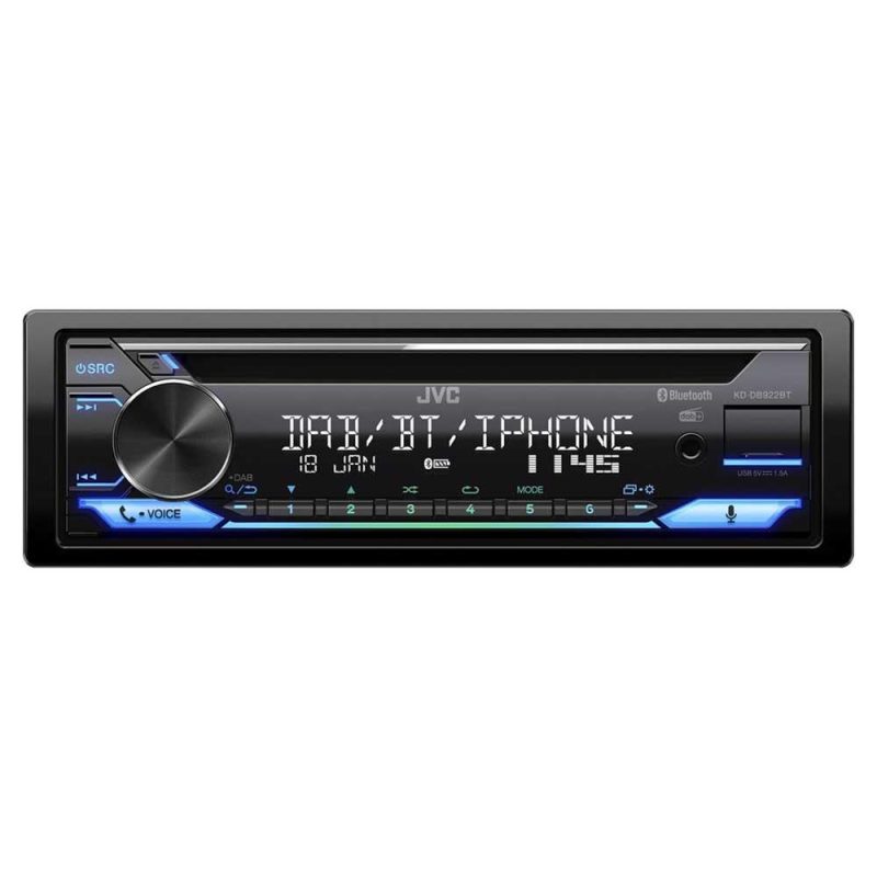 Radios | KD-DB922BT Radio MP3 Player Bluetooth Black Car Electronic Devices Black