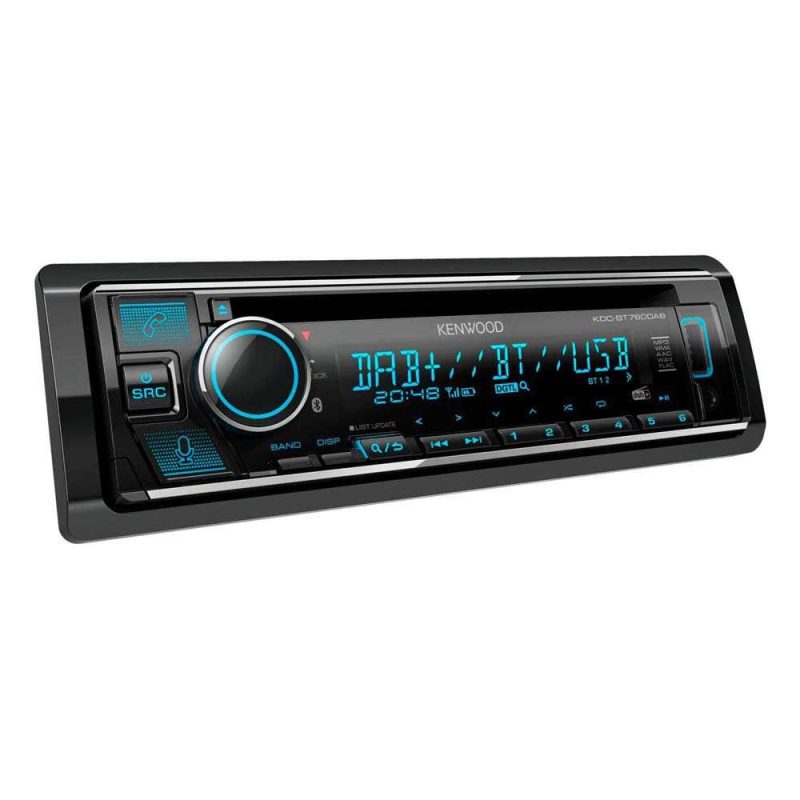 Radios | KDCBT760DAB Radio MP3 Player Bluetooth Black Car Electronic Devices Black