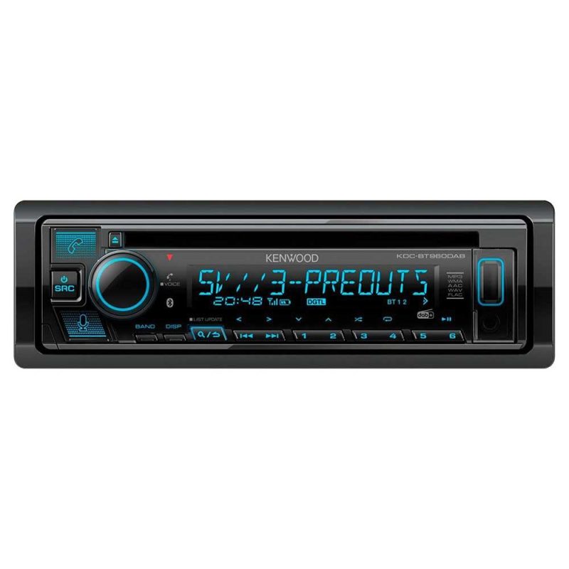 Radios | KDCBT960DAB Radio MP3 Player Black Car Electronic Devices Black