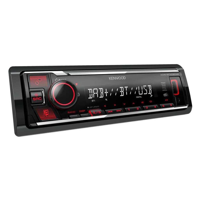 Radios | KMMBT408DAB Radio MP3 Player Bluetooth Black Car Electronic Devices Black