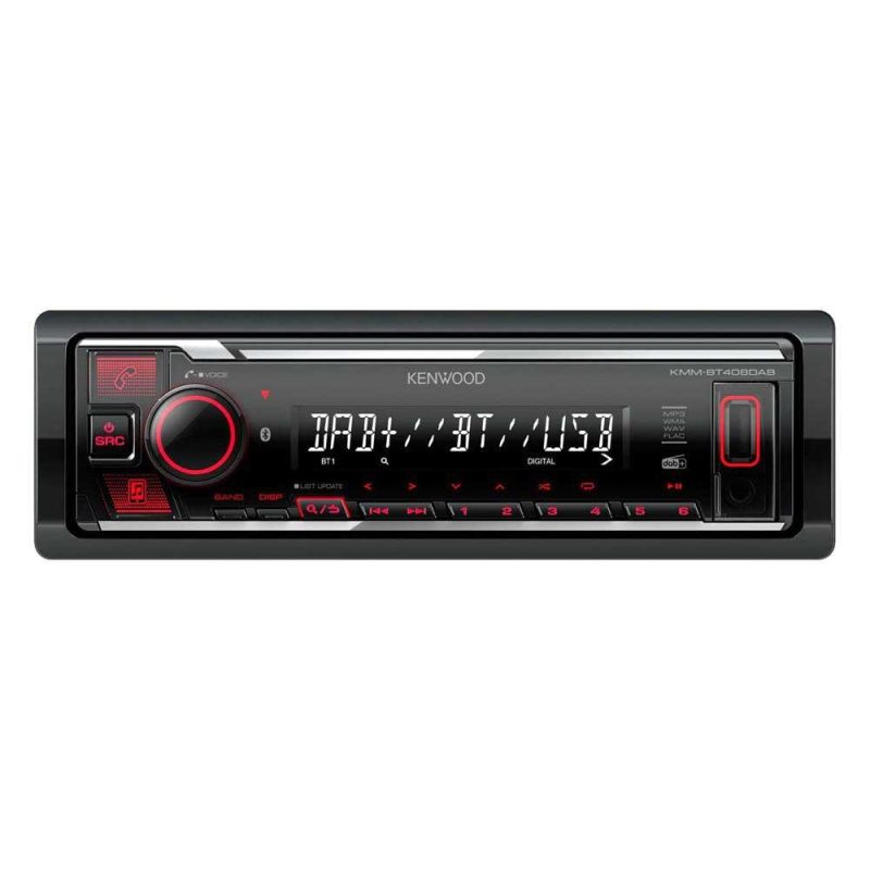 Radios | KMMBT408DAB Radio MP3 Player Bluetooth Black Car Electronic Devices Black