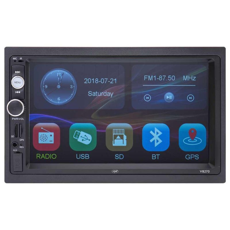 Radios | V8270 GPS Car Radio With Screen Black Car Electronic Devices Black