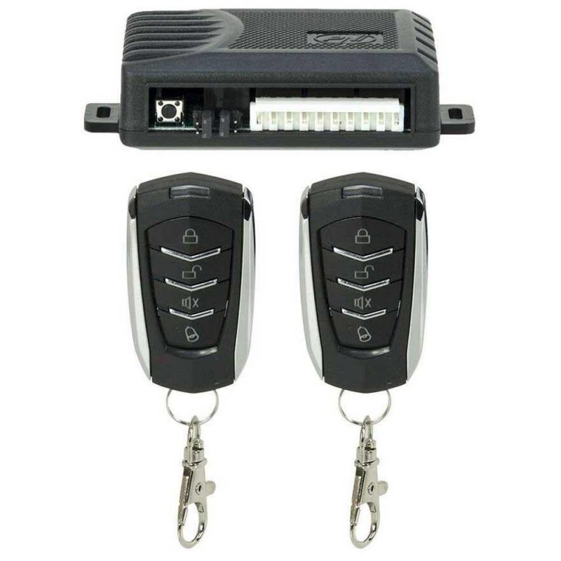 Safety | 288 Central Locking With 2 Remote Controls Black Car Electronic Devices Black