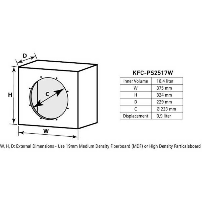 Speakers | KFC-PS2517W Car Speakers Black Car Electronic Devices Black