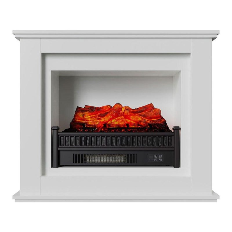 Stoves | Bairon 90x30x75 cm 1820W Electric Chimmney Climatization Stoves