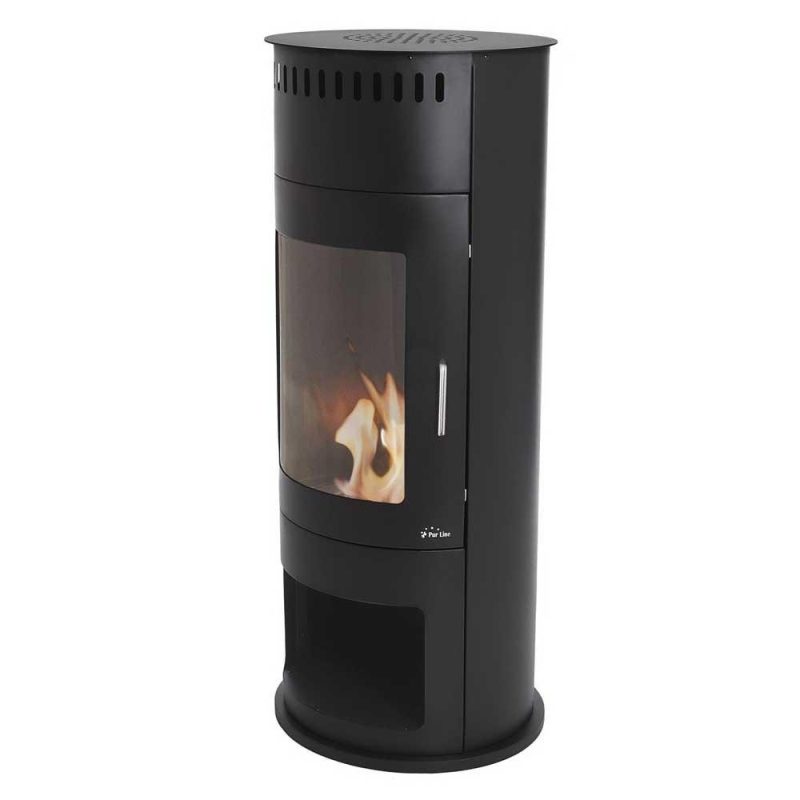 Stoves | Bestfire Ethanol Fireplace Tower Black Climatization Black