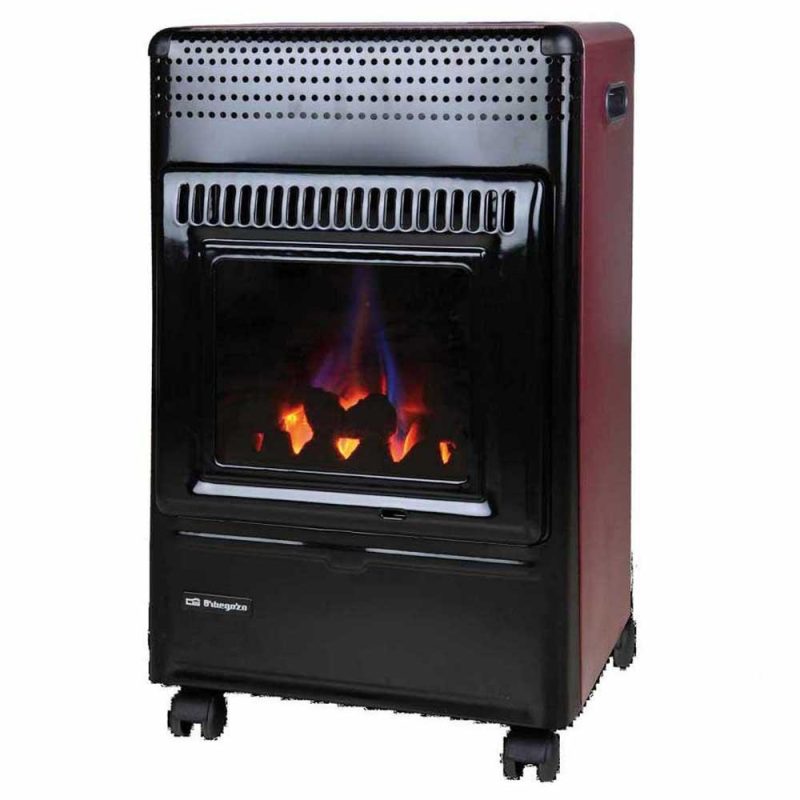 Stoves | Butane Gas Blue Flame Black / Maroon Climatization Black