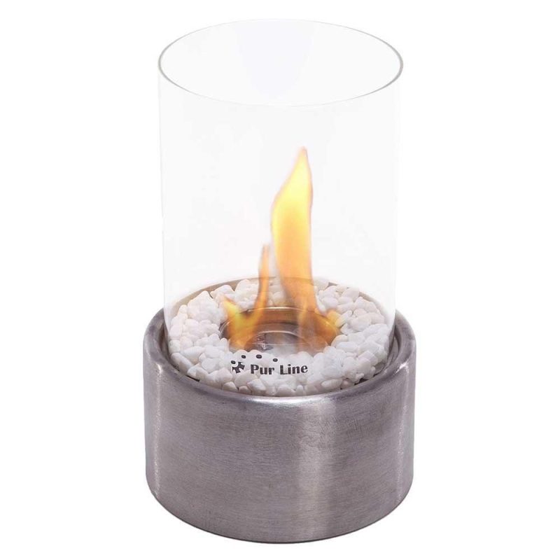 Stoves | Disis Tabletop Ethanol Fireplace Silver Climatization Silver