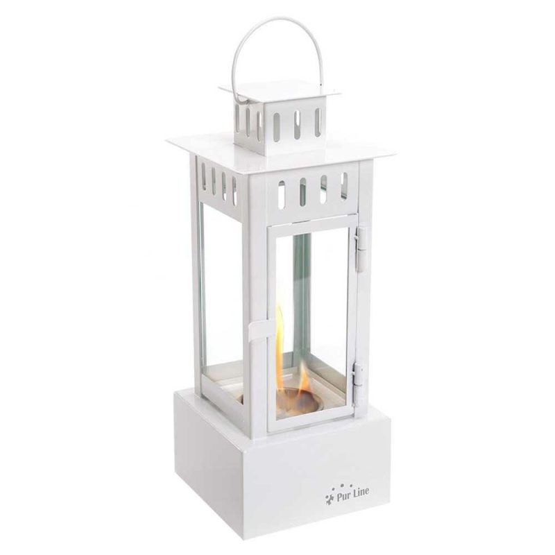 Stoves | Iris W Gas Lantern White Climatization Stoves