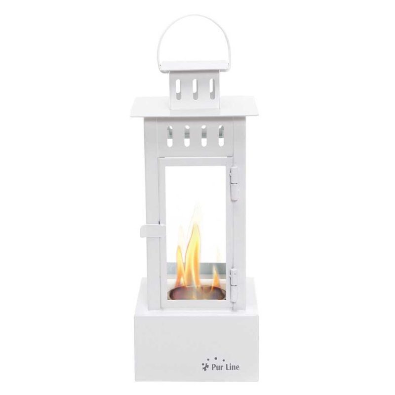 Stoves | Iris W Gas Lantern White Climatization Stoves