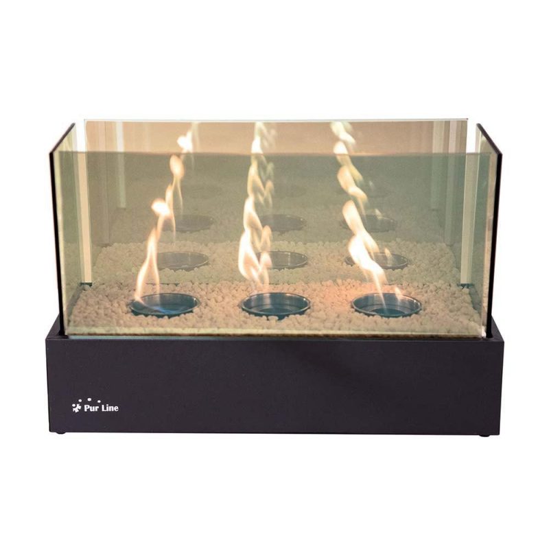 Stoves | Nympha Plus Infinity Tabletop Ethanol Fireplace Brown Climatization Brown