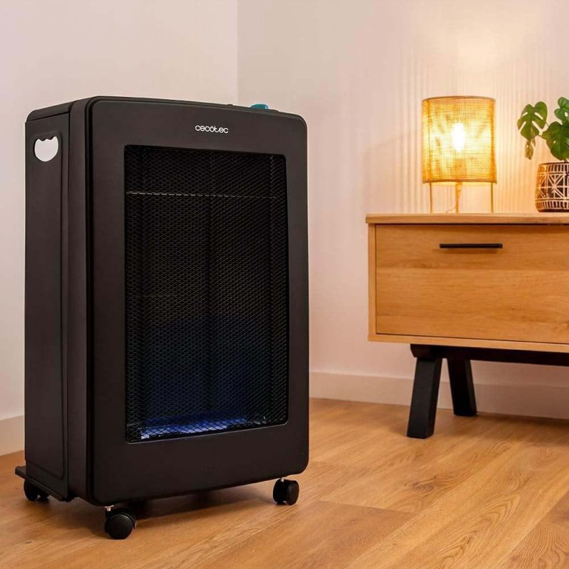 Stoves | ReadyWarm 4200 BlueFlame Foldable Gas Heater Black Climatization Black