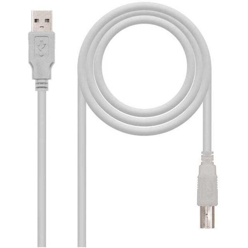 USB Cables | 10.01.0104 3 m USB-A Cable Beige Cables Beige