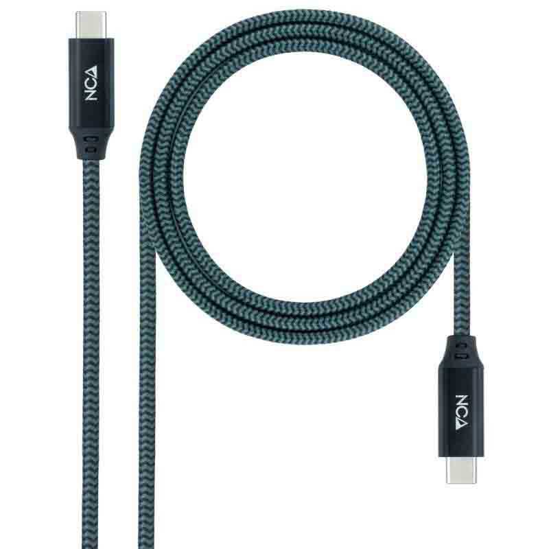 USB Cables | 10.01.4301-L150-COMB 1.5 m USB-C Cable Black / Grey Cables Black