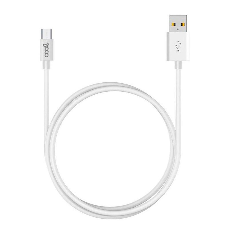 USB Cables | 2.4A 3 m USB-A To Micro USB Cable White Cables USB Cables