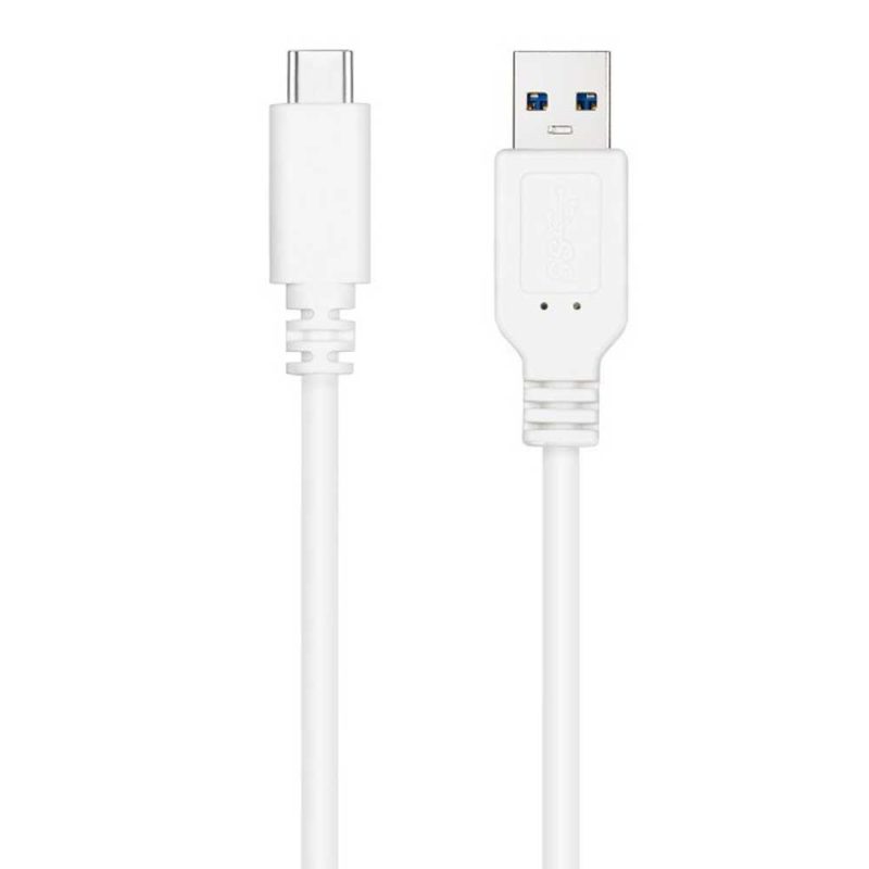 USB Cables | 2 m USB-A To USB-C Cable White Cables USB Cables