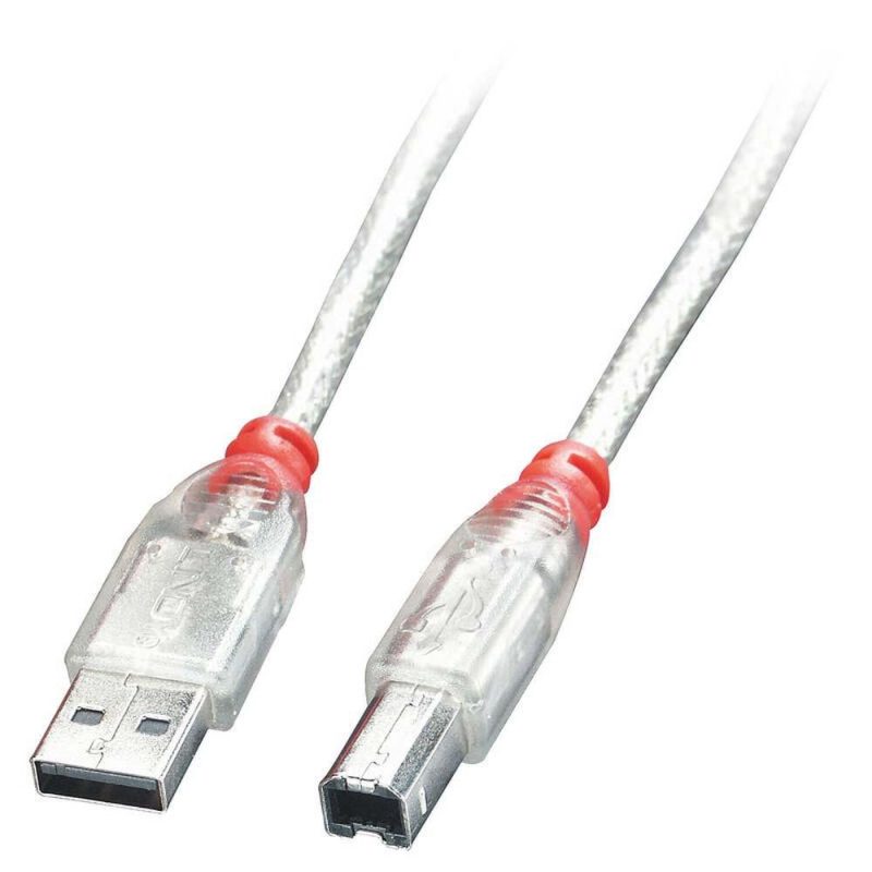 USB Cables | 5 m USB-B Cable Clear Cables Clear