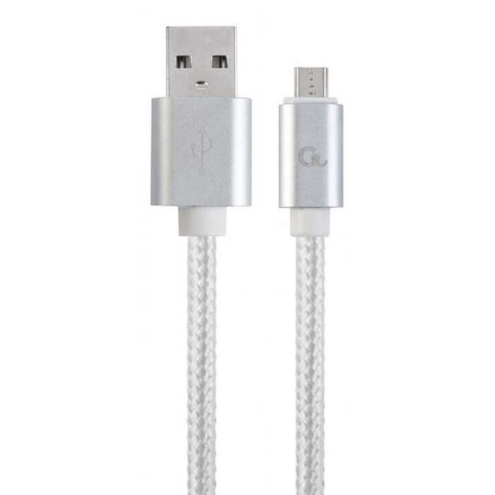 USB Cables | CA1832080 USB-A To Micro USB-B Cable Silver Cables Silver