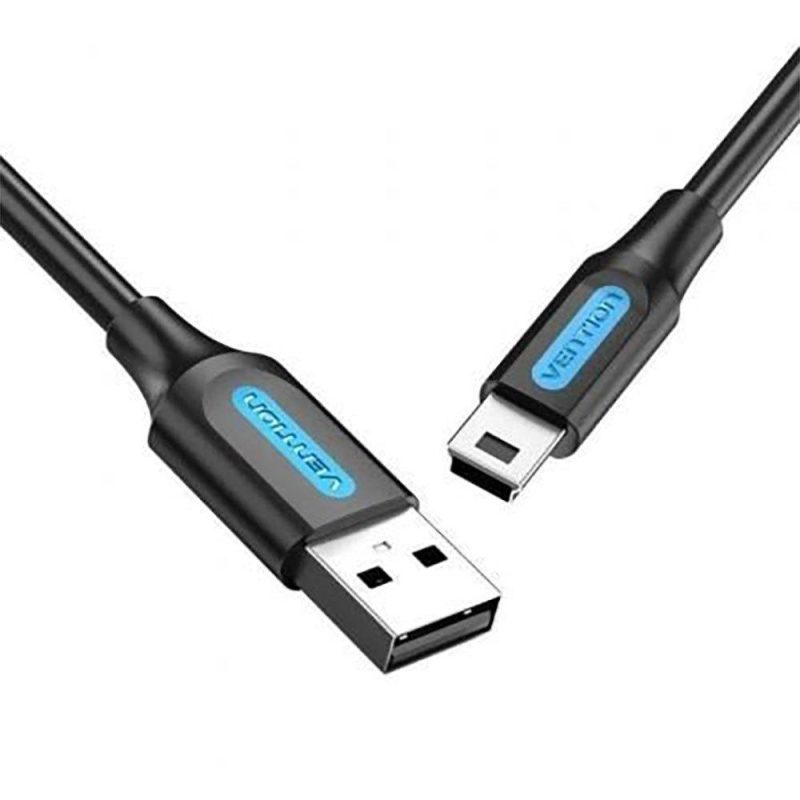 USB Cables | COMBG 1.5 USB-A To Mini USB Cable Black Cables Black