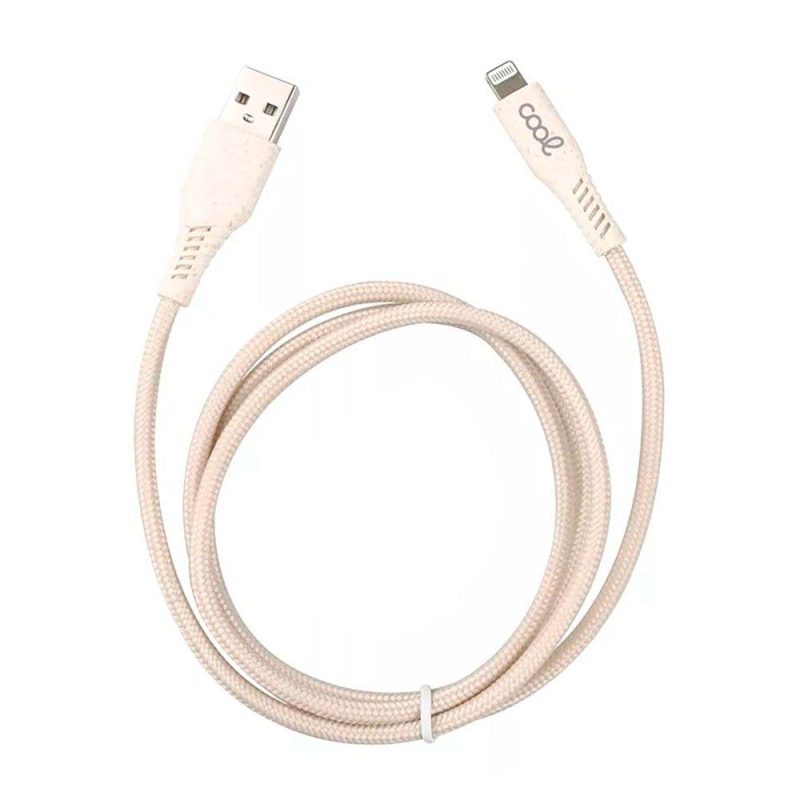 USB Cables | ECO Lightning 1.5 m Cable Beige Cables Beige