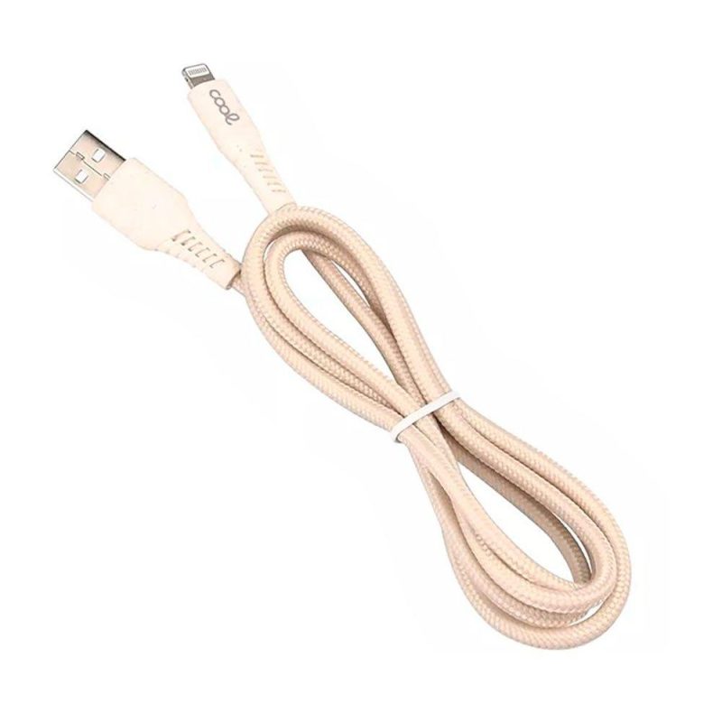 USB Cables | ECO Lightning 1.5 m Cable Beige Cables Beige