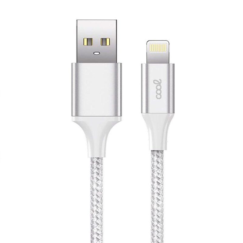 USB Cables | Lightning Nylon 1.2 m Cable White Cables USB Cables