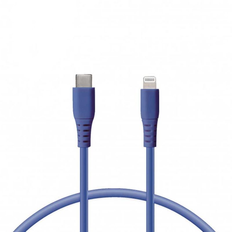 USB Cables | MFI USB-C To Lightning Cable 1 m Blue Cables Blue