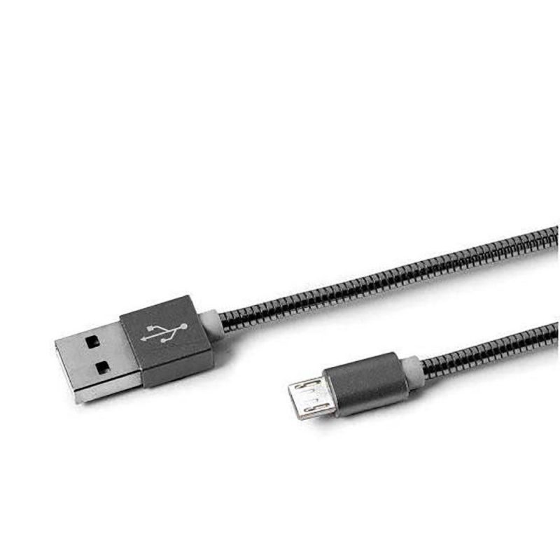 USB Cables | Micro-USB Metal Clear Cables Clear