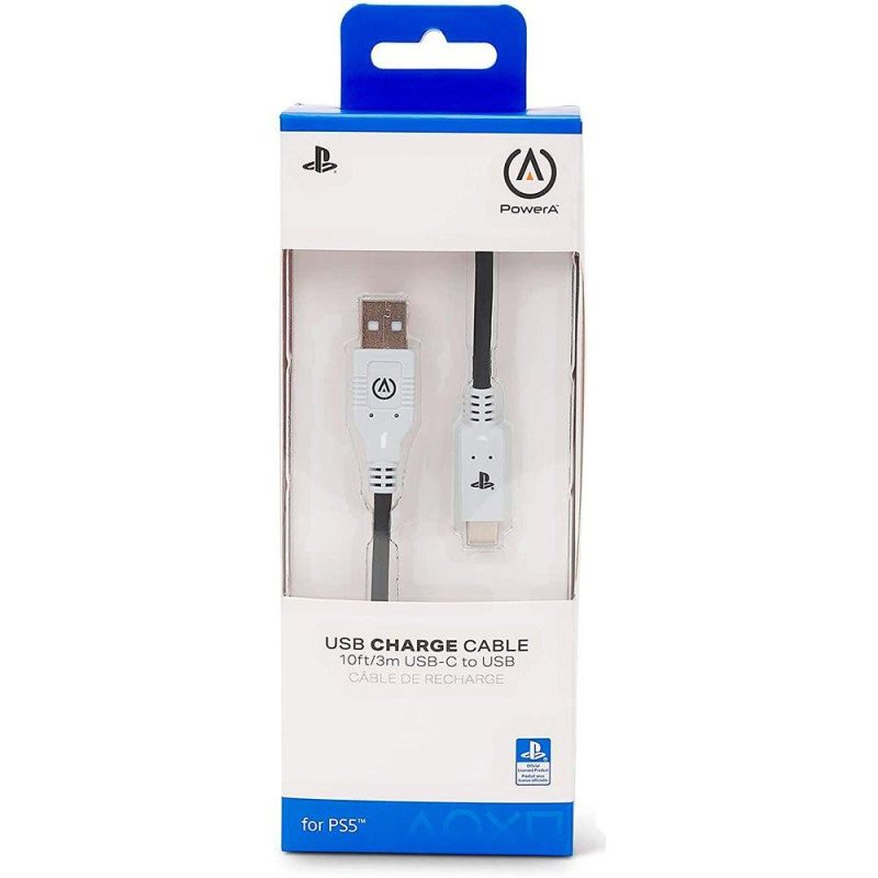 USB Cables | PS5 3m USB-A To USB-C Cable White Cables USB Cables