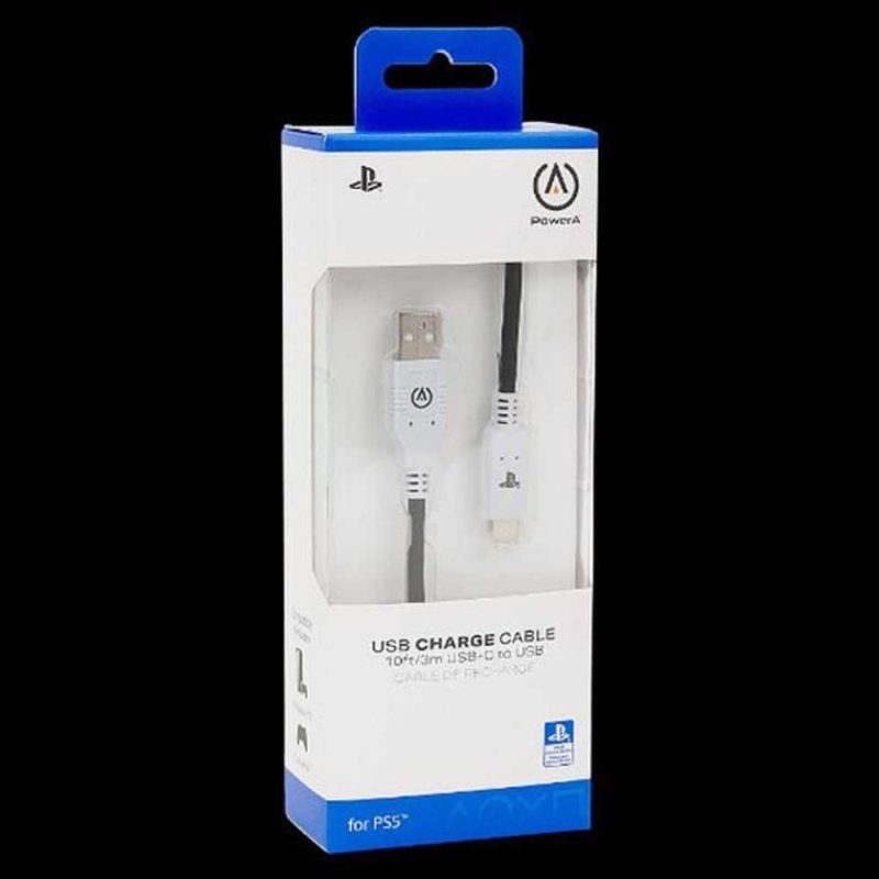 USB Cables | PS5 3m USB-A To USB-C Cable White Cables USB Cables