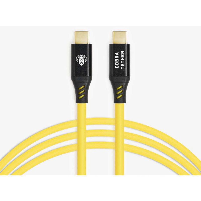 USB Cables | Straight 10 m USB-C To USB-C Cable Yellow Cables USB Cables