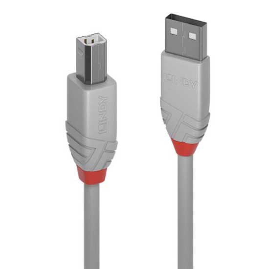 USB Cables | USB 2.0 USB-B Cable 5 m Grey Cables Grey