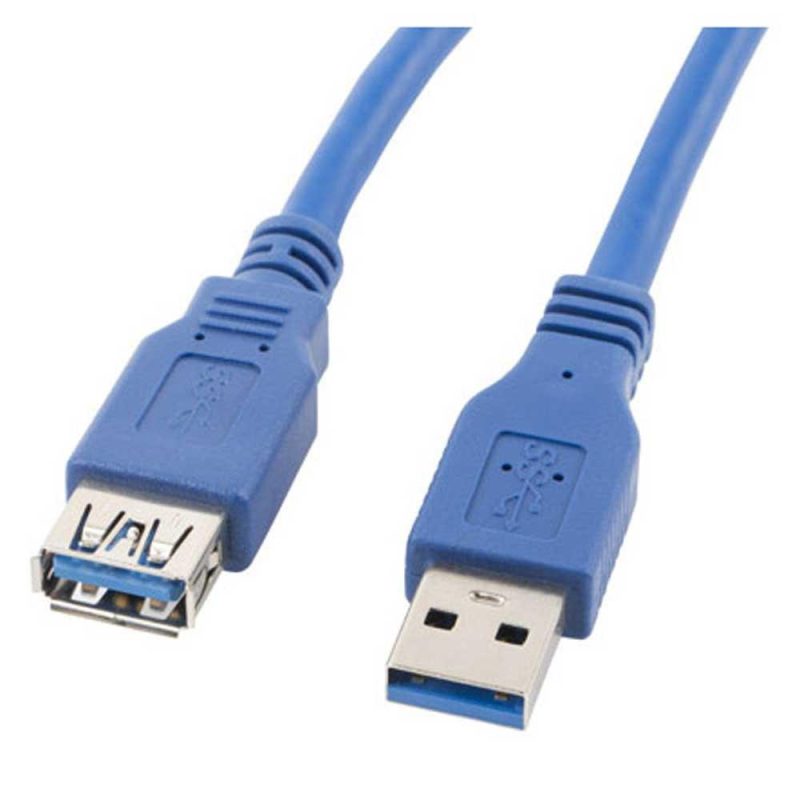 USB Cables | USB 3.0 M/H Extension Cable 1.8 m Blue Cables Blue