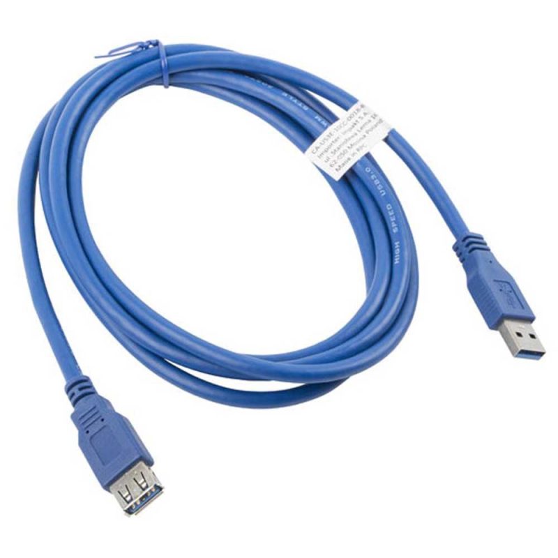 USB Cables | USB 3.0 M/H Extension Cable 1.8 m Blue Cables Blue