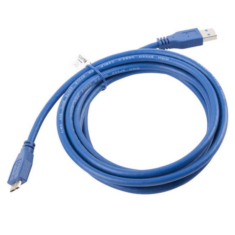 USB Cables | USB 3.0 To Micro USB Cable 3 m Blue Cables Blue