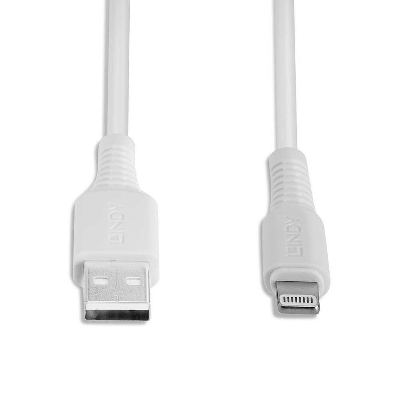 USB Cables | USB-A To Lightning Cable 2 m White Cables USB Cables