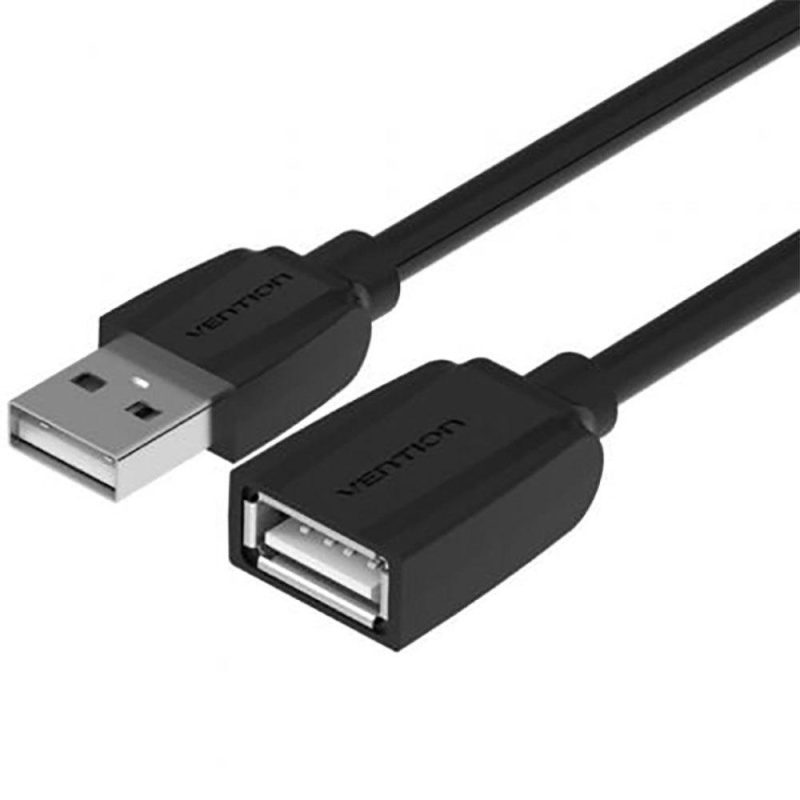 USB Cables | VAS-A44-B150 1.5 m USB-A Cable Black Cables Black