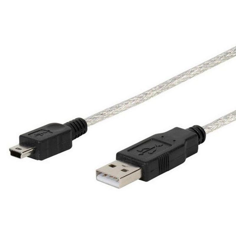 USB Cables | USB 2.0 A To USB-B Mini 1.8 m USB Cable Black Cables Black