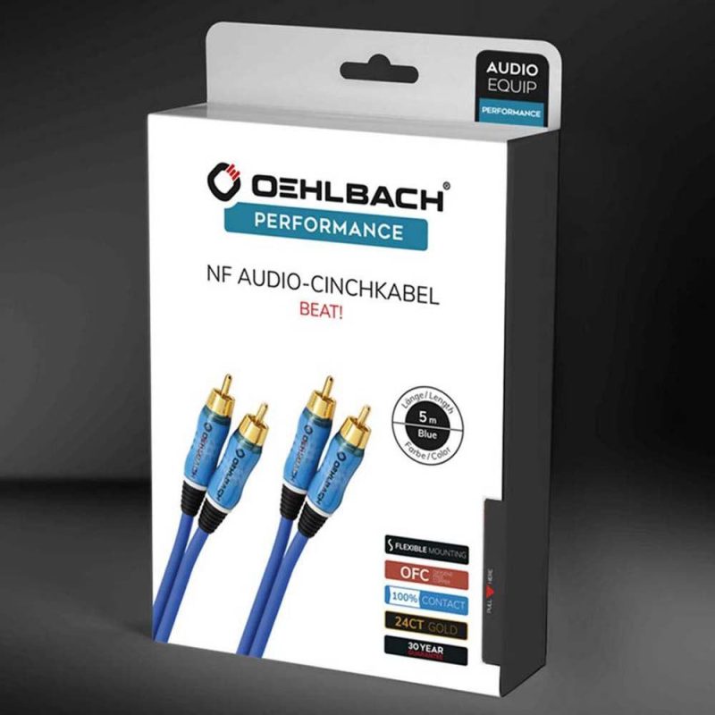 Audio and Video | D1C2700 0.5 m RCA Cable Blue Audio & Video Audio & Video