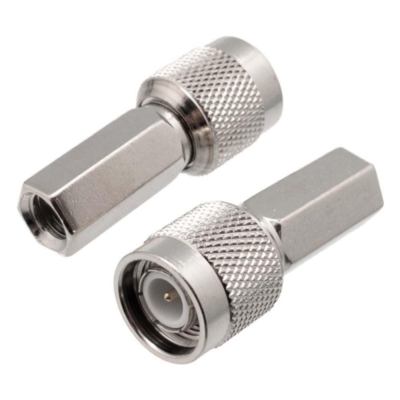 Audio and Video | Tnc Male Thread RG6 Connector Silver Audio & Video Audio & Video